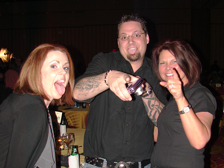 From left to right, Amy Flora, Ryan Wahl, and Carlene Castleman, my co-workers. (188.45 KB)