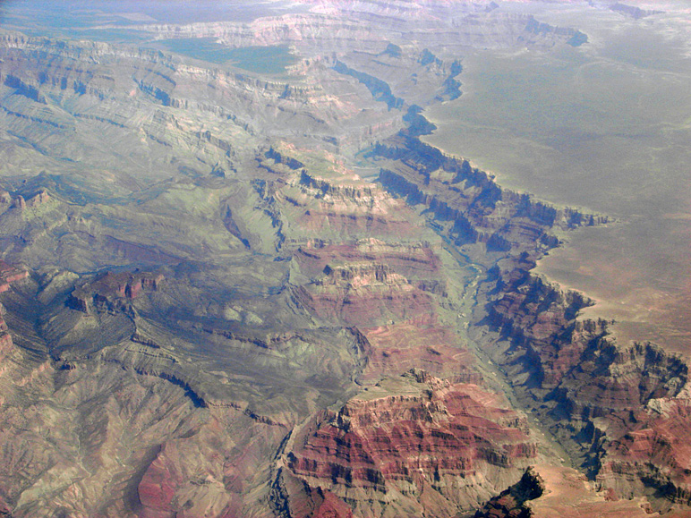 I think this is the Grand Canyon, taken from a plane (291.24 KB)