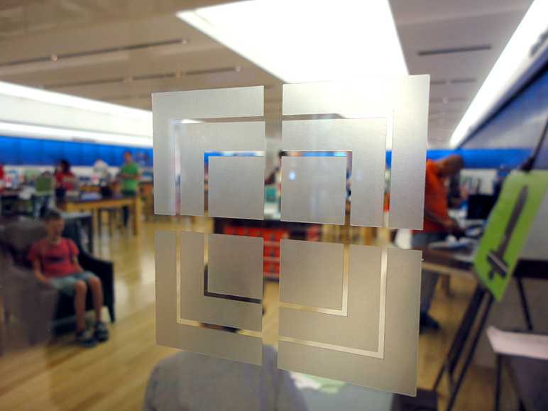 This is the logo on the glass of a Microsoft Store (136.87 KB)