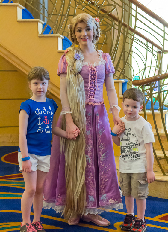 I'm not sure Lucas is all that thrilled about getting his picture taken with Rapunzel. (315.05 KB)