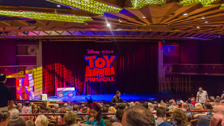 Toy Story: The Musical in the Walt Disney Theatre aboard the Disney Wonder. (268.87 KB)
