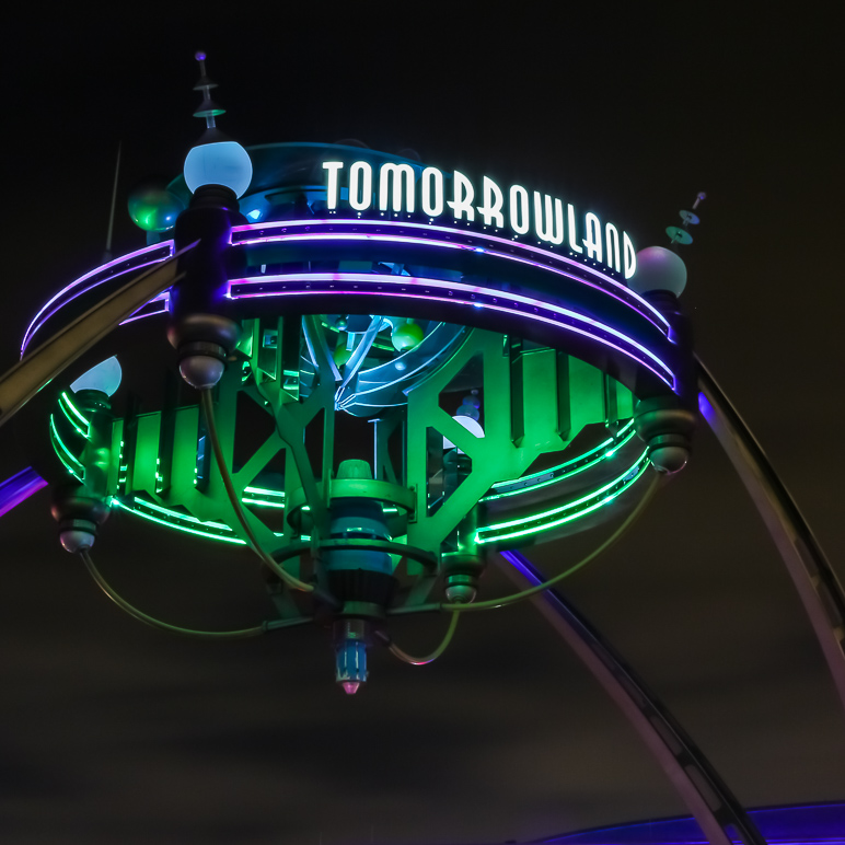 If you've never been to Magic Kingdom, this greats you as you enter Tomorrowland. (233.05 KB)
