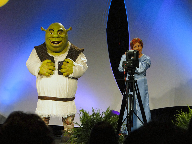 Shrek and Melissa 