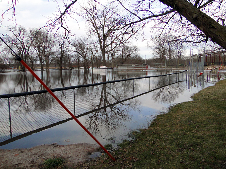 Flooding at one of the boys baseball fields (338.74 KB)
