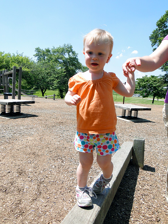 Katelyn, practicing on the balance beam. (321.66 KB)