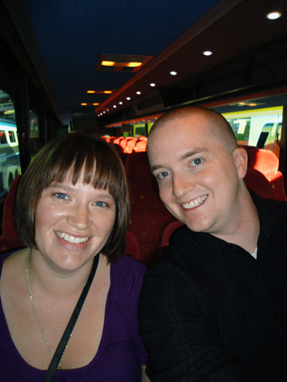 We may not look like it, but we were exhausted by this point.  Excitement does wonders. (146.43 KB)