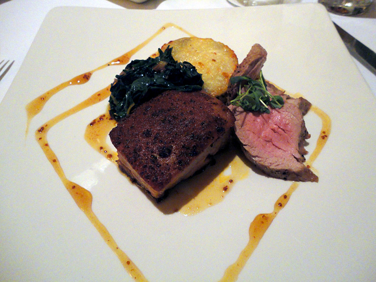 My dinner at Citricos: Berkshire Pork Two Ways (215.78 KB)