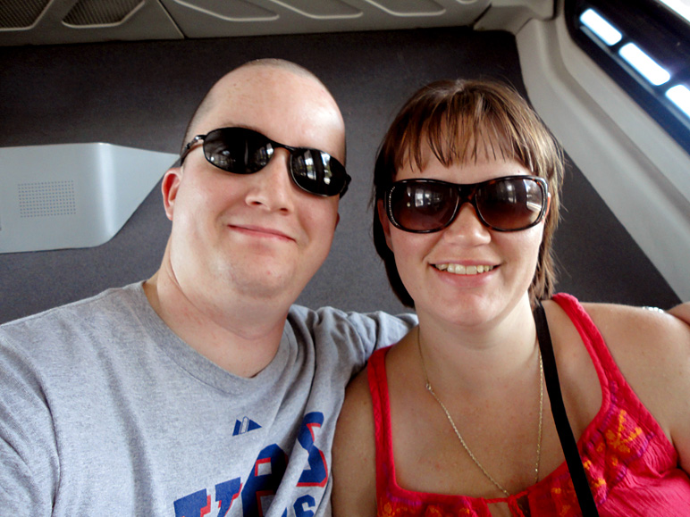 Anna and I on the monorail, exhausted no doubt (197.22 KB)
