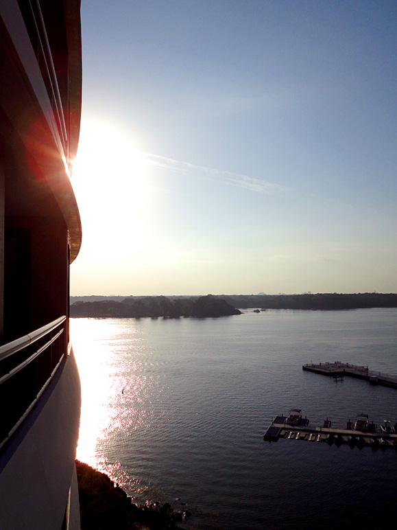 Here's a sunrise as seen from our balcony (148.61 KB)