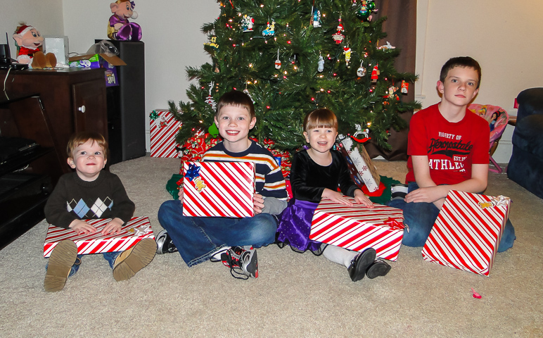 We have a tradition of giving the kids their first presents on Christmas Eve (300.10 KB)