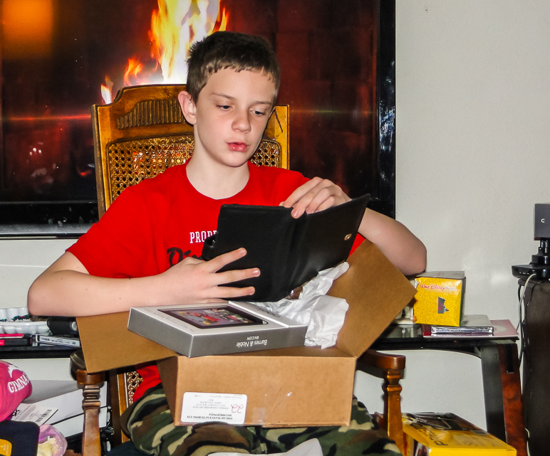 Jake got a Nook HD with a case. (256.98 KB)