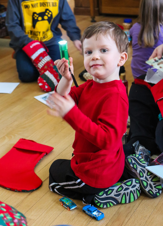 Lucas showing off his flashlight. (243.97 KB)