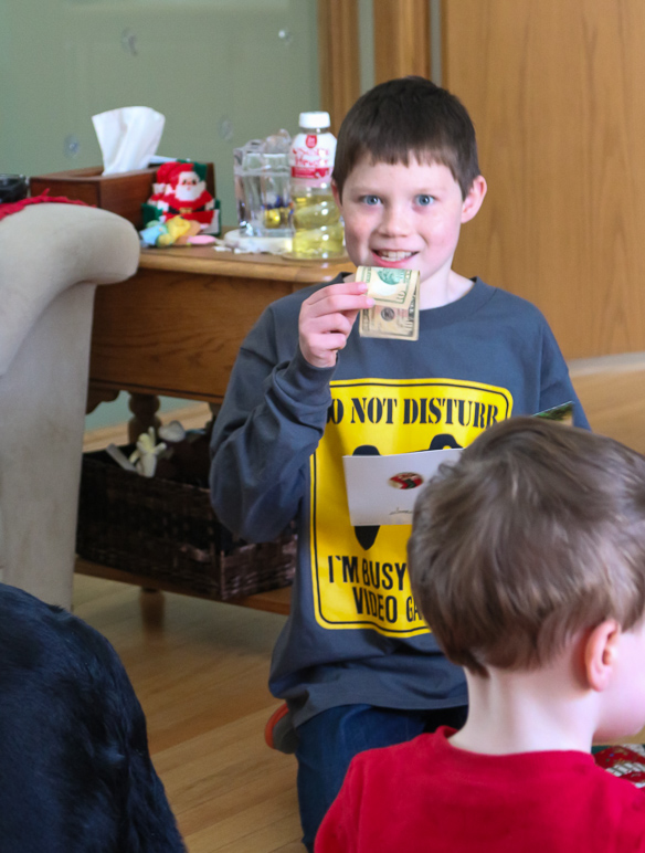 Andrew was pretty excited about getting cash, apparently. (193.86 KB)