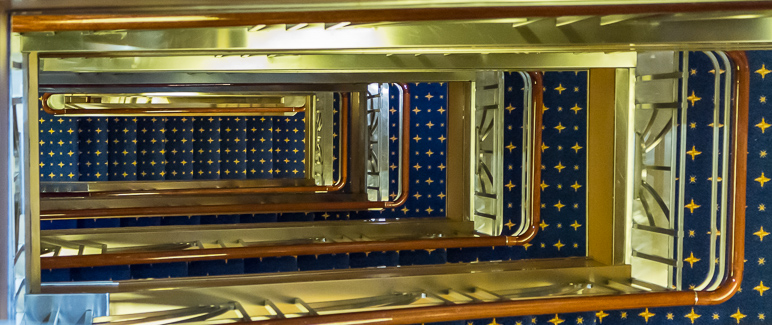 This is looking straight down one of the stairwells. (196.03 KB)