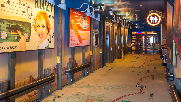 This is the elevator lobby just outside the Cadillac Lounge (262.77 KB)