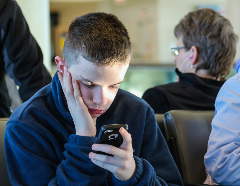 Jacob, ever the conversationalist since he got his iPhone. (209.45 KB)