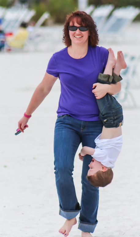 Monkey boy Lucas getting dangled upside down by Anna (120.77 KB)
