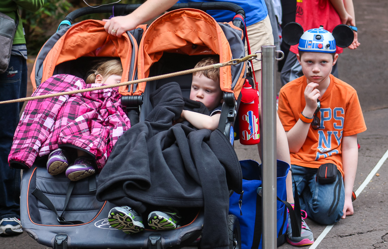 Hanging out before the parade at Animal Kingdom. (286.50 KB)