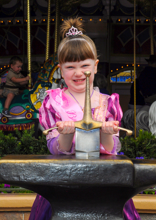Katelyn taking a shot at the Sword in the Stone (297.18 KB)