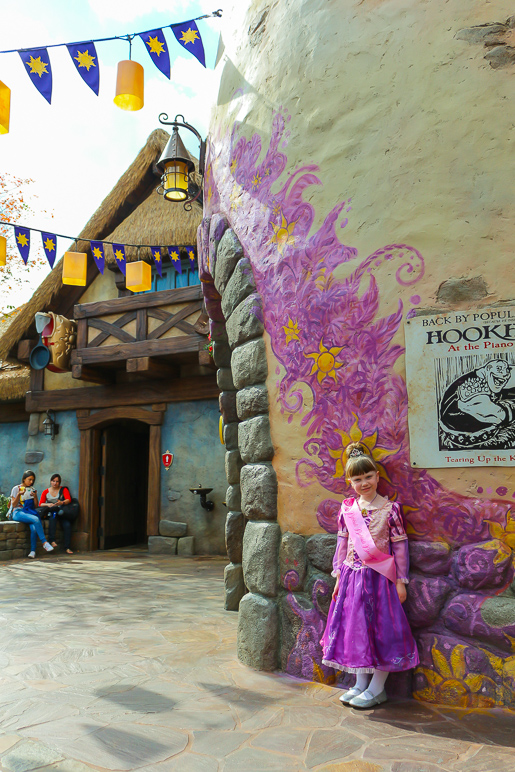 Katelyn in front of Rapunzel's tower (320.77 KB)